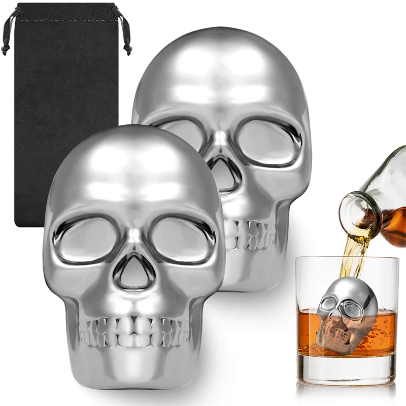 Wine Whiskey Beer - Pietre da whisky riutilizzabili a forma