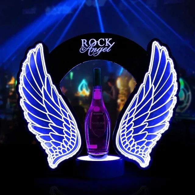 Wine In Beer Bottle - Espositore Luminoso a LED Ricaricabile a