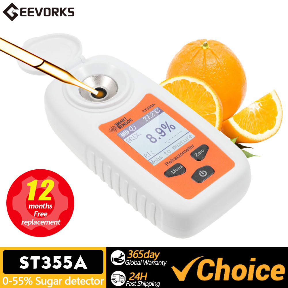 Wine Beer Juice - Rifrattometro digitale LCD Misuratore Brix Strumento