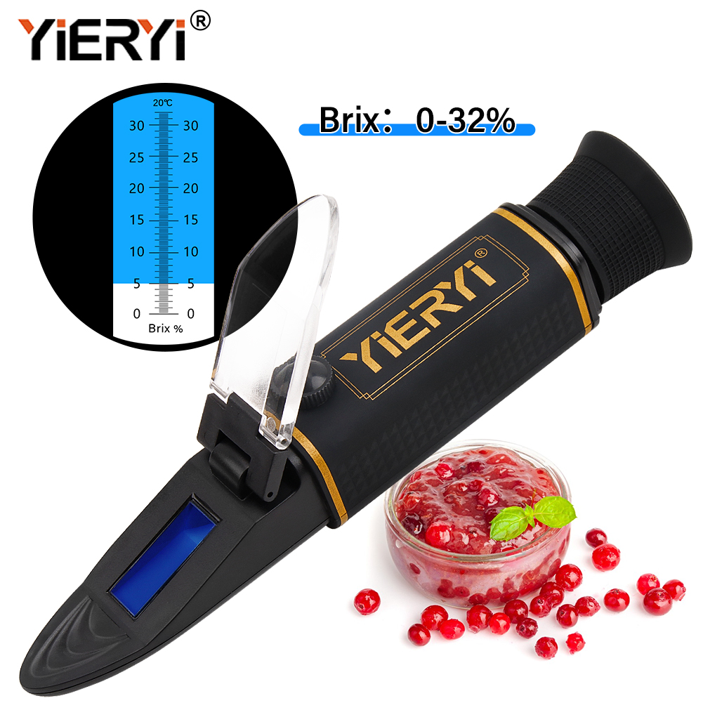 Wine Beer Juice - Rifrattometro Brix YG-32 0-32% ATC Tester