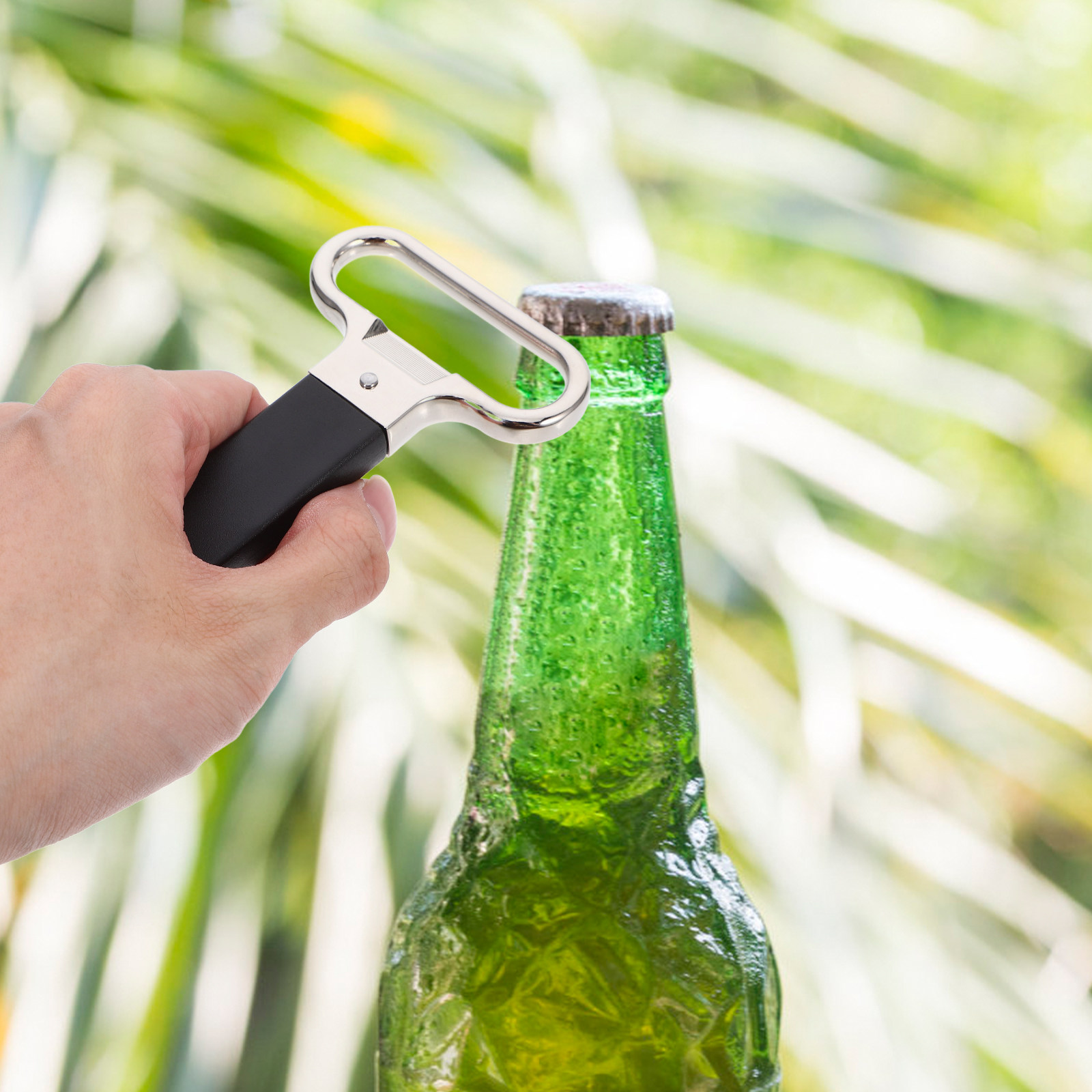 Wine In Beer Bottle - Apribottiglie Multiuso in Lega di Zinco,