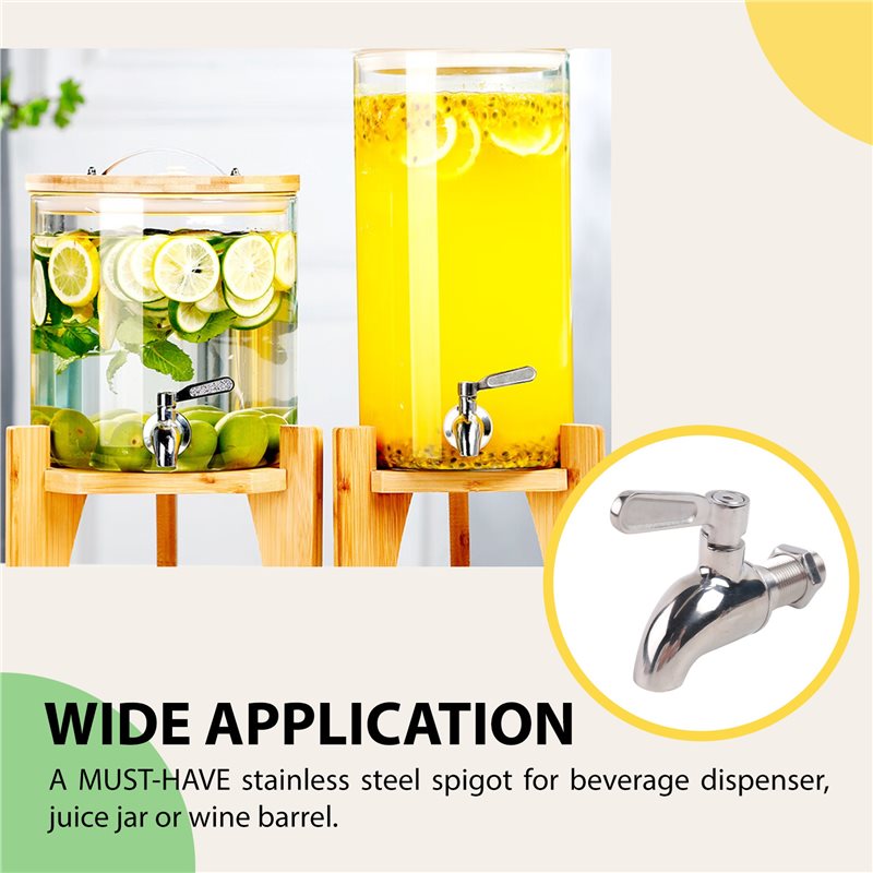 Wine Beer Juice - ABMI - Rubinetto in Acciaio Inox