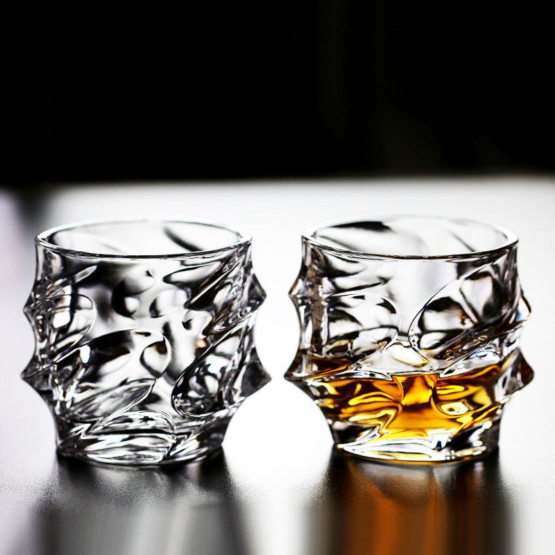 Wine Whiskey Beer - Bicchieri da Brandy da Cocktail trasparenti