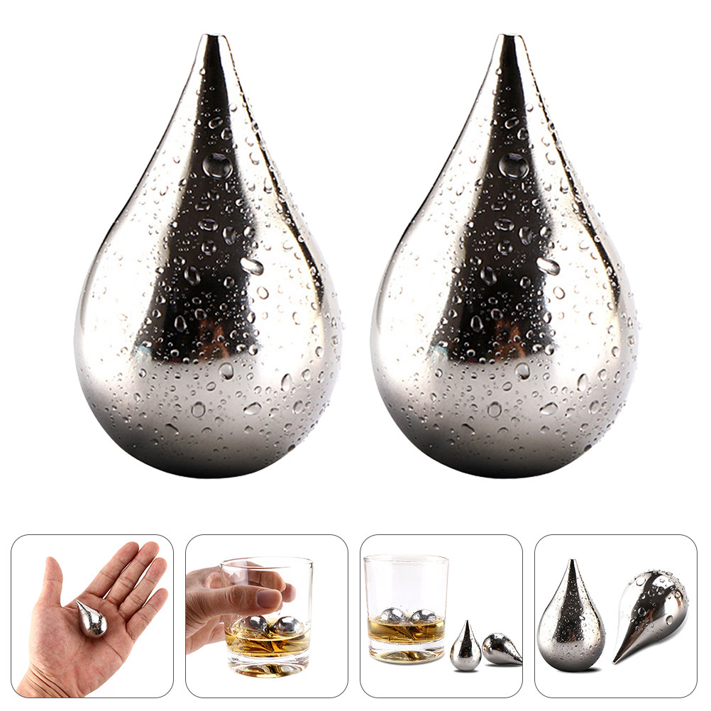 Wine Beer Spirit - 2 Pezzi di Pietre Refrigeranti in