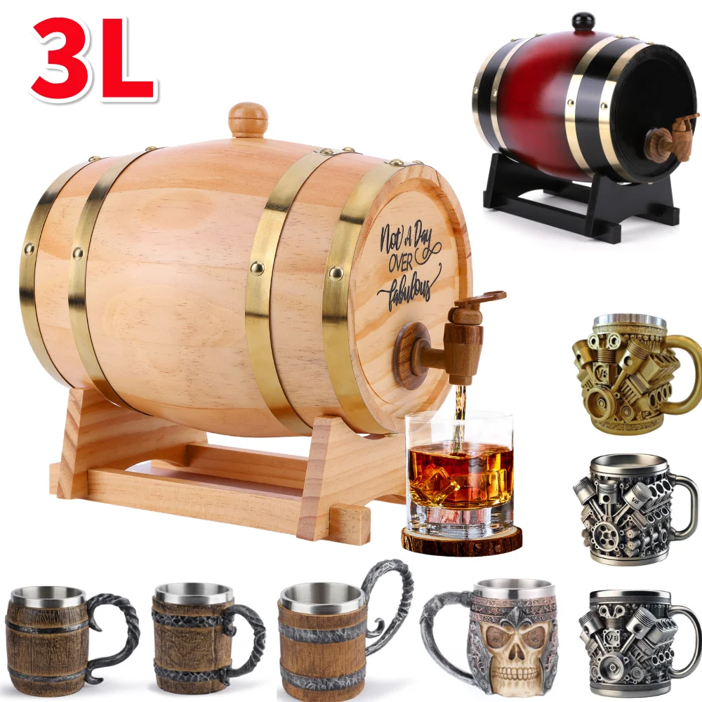 Barile di whisky in legno da 3 - Wine Whiskey Beer recensione e prezzo