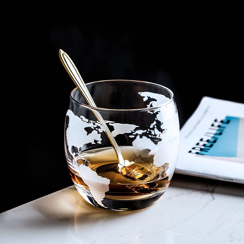 Mappa del mondo Whisky bicchie - Wine Beer World recensione e prezzo