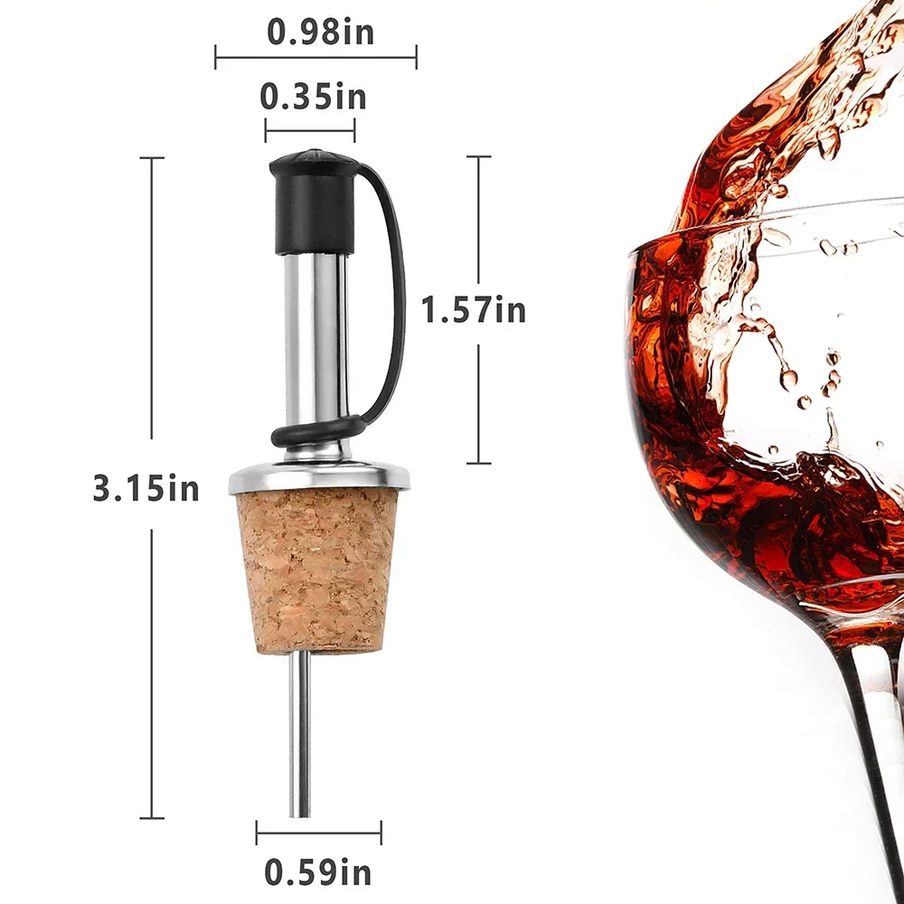 1PC Versatore di sughero per v - Wine Beer Spirit recensione e prezzo