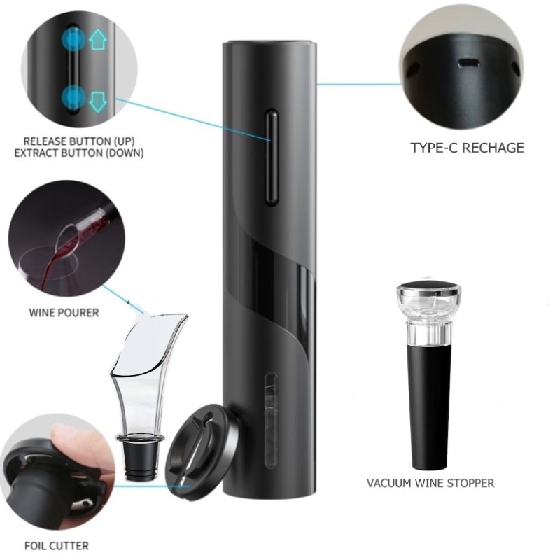 Cavatappi automatico elettrico - Wine In Beer Bottle recensione e prezzo
