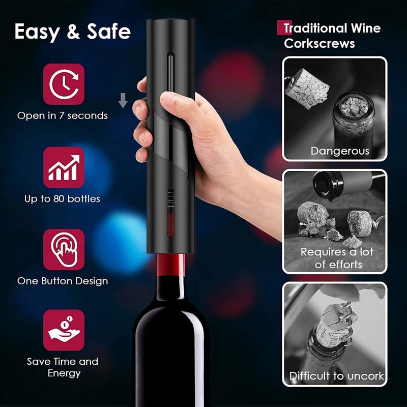 Cavatappi automatico elettrico - Wine In Beer Bottle recensione e prezzo