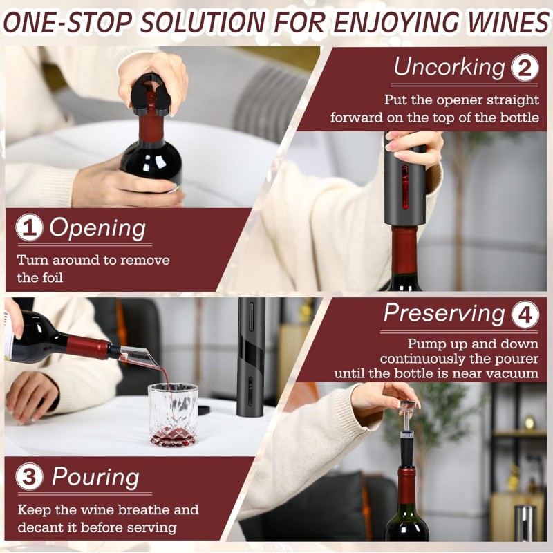 Cavatappi automatico elettrico - Wine In Beer Bottle recensione e prezzo