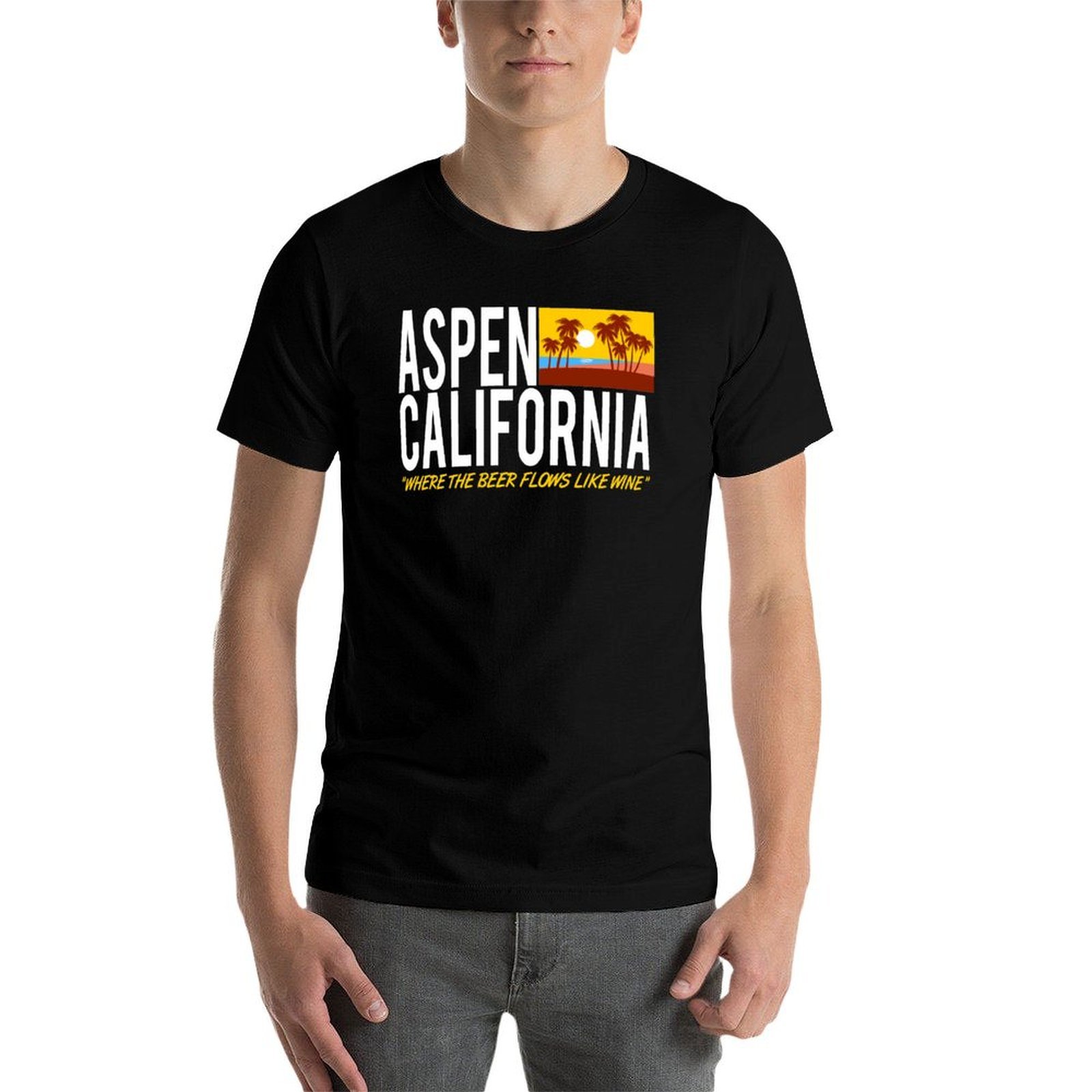 Aspen California - T-shirt con - Wine Like Beer recensione e prezzo